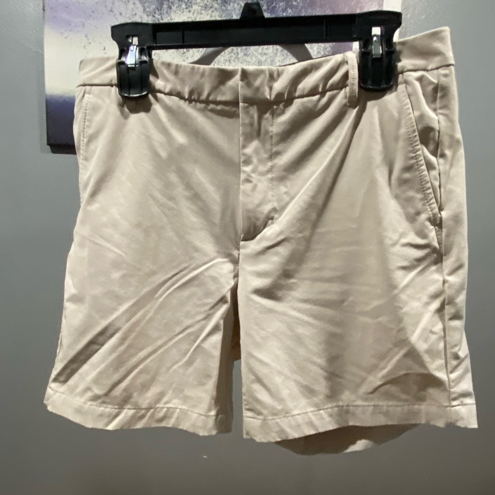 All in Motion Men's Beige Flat Front Shorts